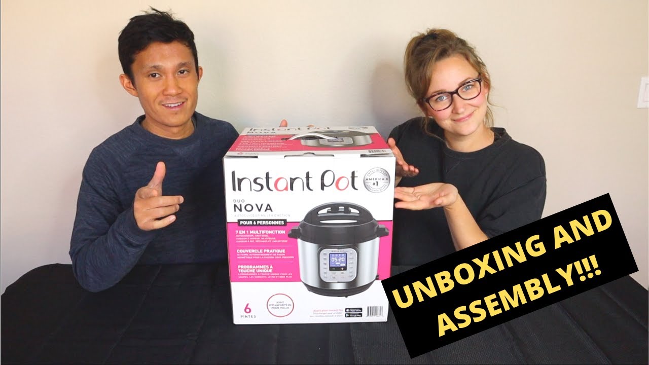 INSTANT POT DUO NOVA UNBOXING, ASSEMBLY AND ACCESSORIES