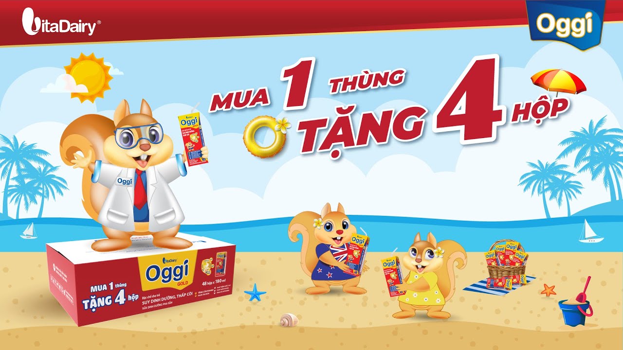 THÊM OGGI GOLD, HÈ THÊM THỎA THÍCH - MUA 1 THÙNG TẶNG... - youtube