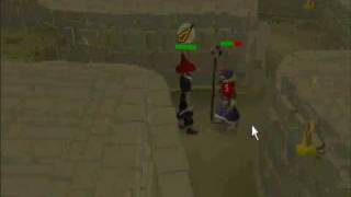 [RS] Contact! quest, me showing the maze at lvl 56.