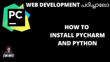 How To Install Pycharm IDE |Install Python For Windows | PYTHON WEB DEVELOPMENT MALAYALAM | PART 4