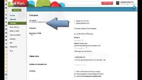 Display User Name instead of Email Address on AOL