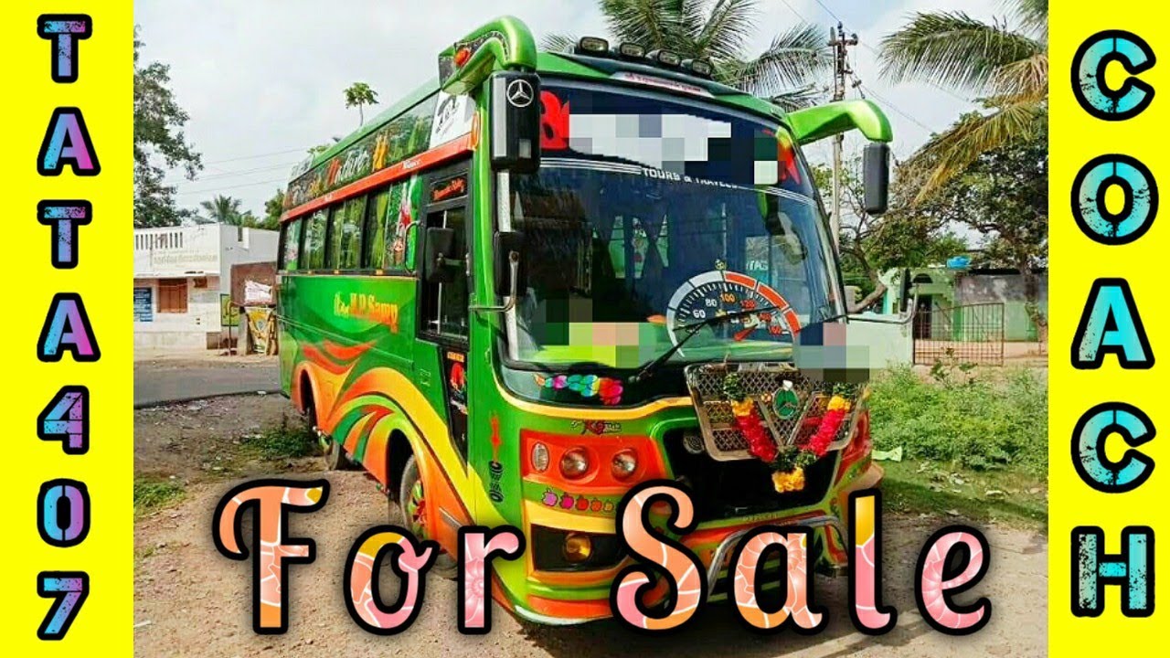 Coach van for sale Tata 407 body used coach van for sale in Coimbatore