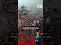На Ала-Арчинском водохранилище завал мусора