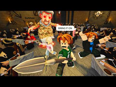GRANNY GONE MAD 👵 - ROBLOX SURVIVE AT GRANDMA'S FUNNY MOMENTS