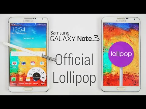 Galaxy Note 3 - Official Android 5.0 Lollipop Update - Install Instructions (N9005 Final)