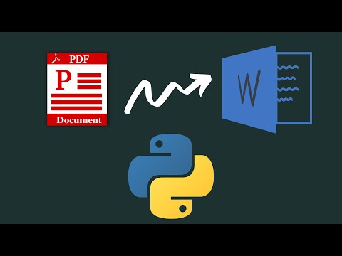 PDF to WORD - Python