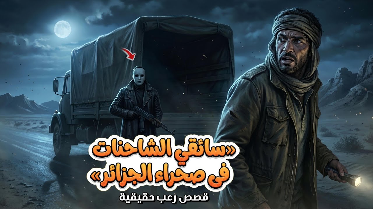 قصص رعب حقيقية من الجزائر 😱 || حوادث غامضة لسائقي شاحنات في الصحراء 🇩🇿☠️ 