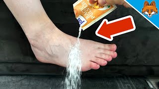 Dump Baking Soda on your Foot and WATCH WHAT HAPPENS💥(Genius Trick)🤯 screenshot 2