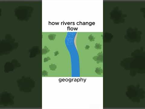 How rivers change flow ? #knowledge #geography #physics