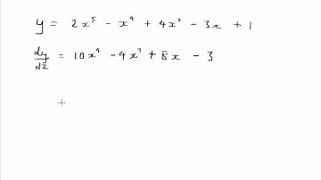 Differentiating Polynomials