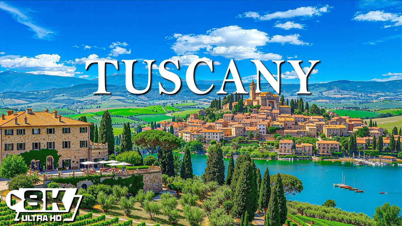 Tuscany 8K UHD – A Journey Through Medieval Castles and Beautifully Winding Roads