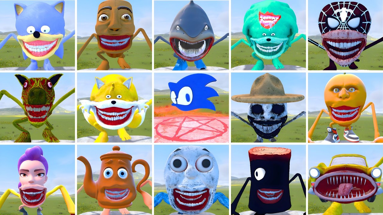 WHICH NEW ALL ITALIAN AI BRAINROT MEMES TAPES VS SHIN SONIC TAPES IS THE STRONGEST in Garry's Mod