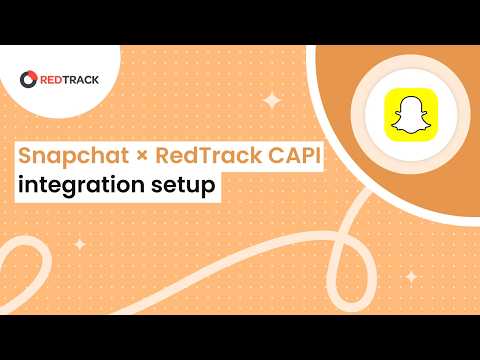 Snapchat RedTrack CAPI integration setup