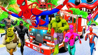 Game Spider-man 25 New Challenge Cars Crazy Monster Truck Giải Cứu Siêu Nhân Người Nhện | tmphuong