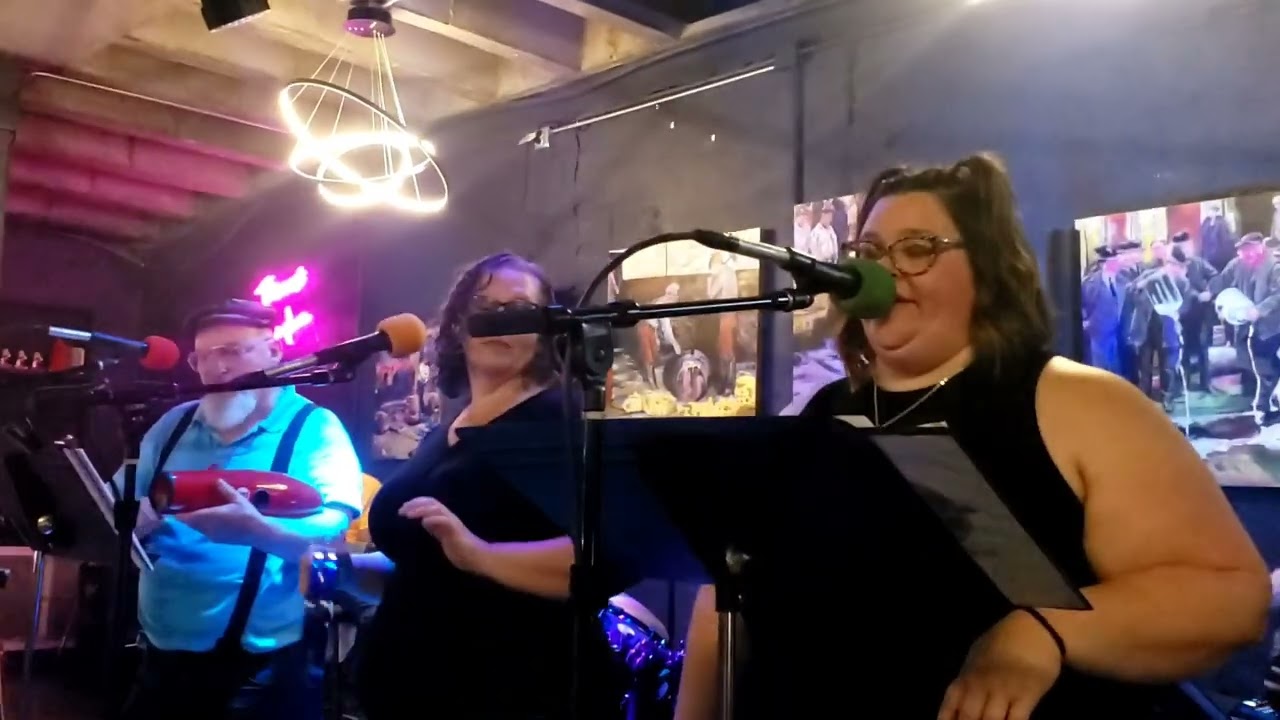 Playing at the Deco Lounge. Game of Love cover.