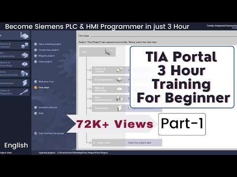 TIA Portal :-  3 Hour Complete Training For Beginner | Part-1 | English