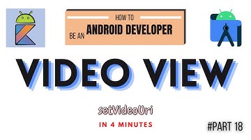 How to use videoView in 4 minutes Android Studio | Kotlin