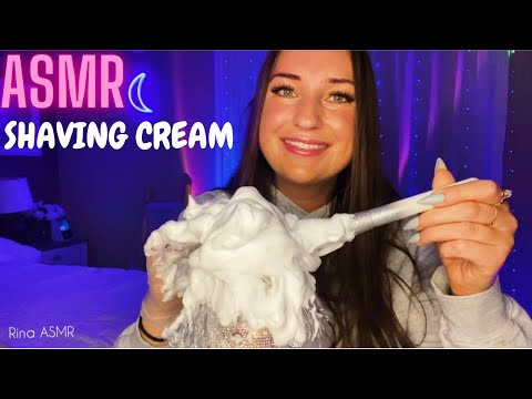 ASMR| Shaving Cream on Mic