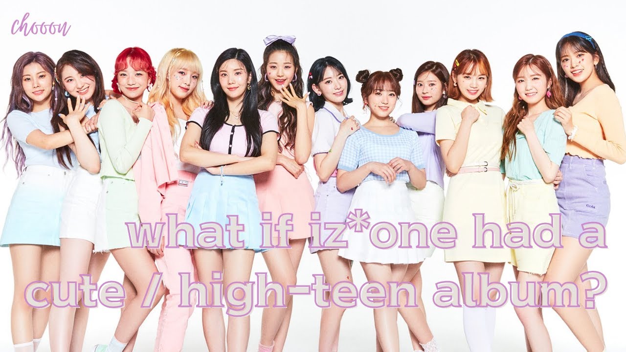 what if iz*one had a cute / high-teen concept album?