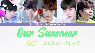 TXT “Our Summer” Colour Coded Lyrics (Romanized)