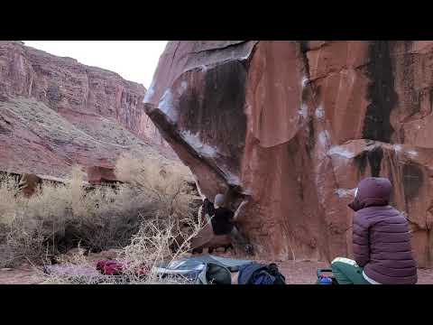 Beta Video for climb Hell Belly v11, Moab