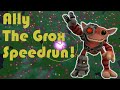 Ally The Grox Spore Speedrun (Commentary)
