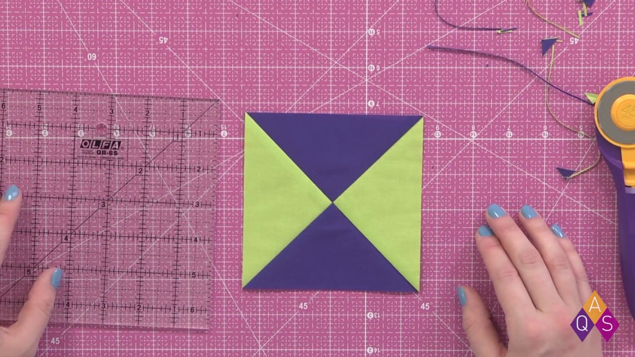 Quarter Square Triangle Cutting Chart