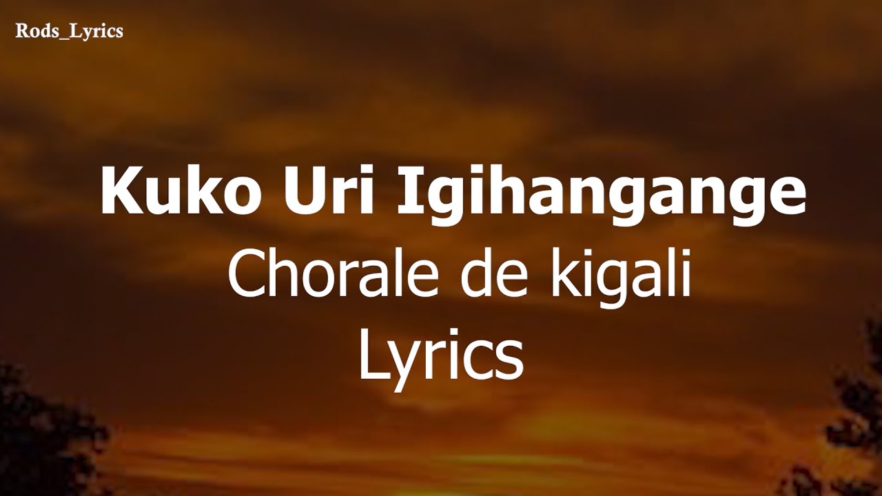 Kuko uri igihangane Lyrics