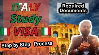Italy study visa process step by step | Required Documents #italy #studyinitaly #shahbazsiddeeq