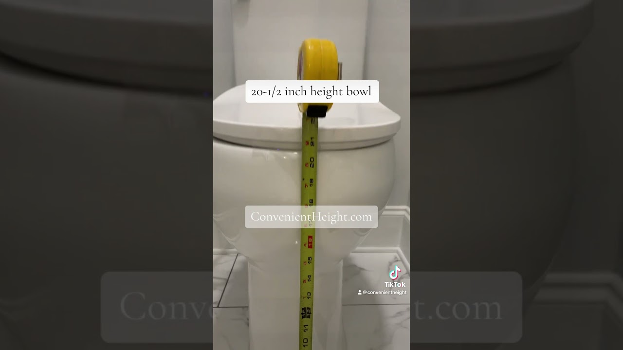 Toilets that are soo tall!!.. by Convenient Height Co.! 