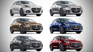 2020 Maruti Suzuki Dzire (facelift) - All Colour Options -  Images | AUTOBICS