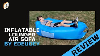 EDEUOEY Inflatable Lounger Air Sofa Review Fun UNbox Friday