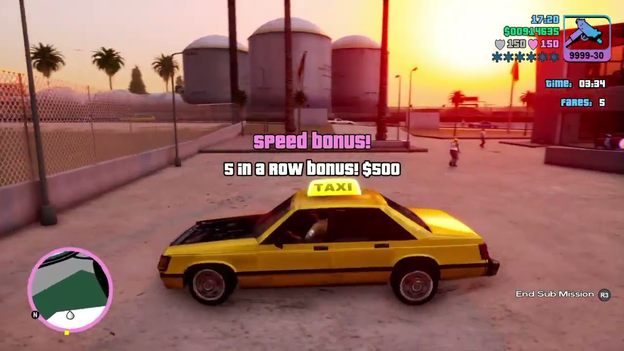 Grand Theft Auto: Vice City – The Definitive Edition Taxi Missions #317
