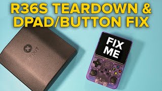 R36S Teardown & DPAD/Button Fix