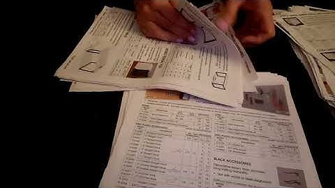 ASMR || Paper Sorting || Thin Catalog Pages || Sleep and Relaxation || No Talking