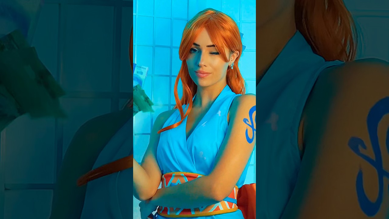 Nami🍊 #onepiece #nami #namicosplay #onepiececosplayer #cosplaytransition #anime #cosplayer #viral