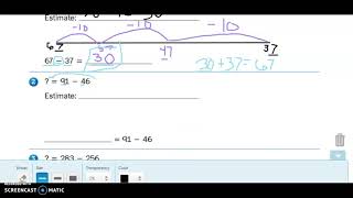 Information 3-5 Math Journal Update