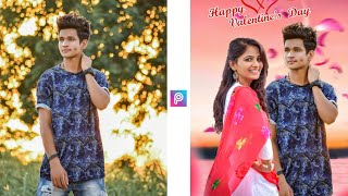Only 30 seconds PicsArt Happy Valentine Day Photo Editing Tutorial in picsart! #shorts screenshot 5