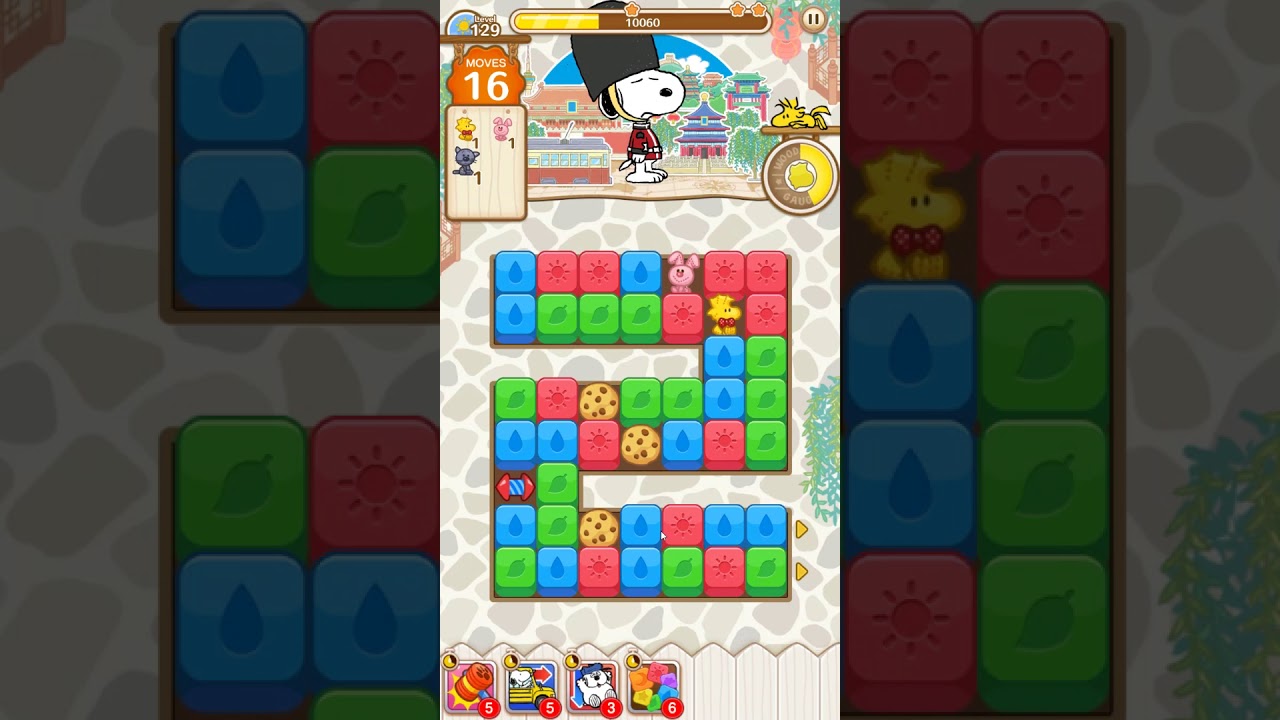 Snoopy Puzzle Journey level 129