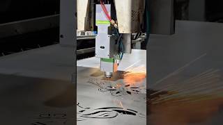 3KW Fiber Laser Metal Cutting Machine in Action | Satisfying Metal Cutting #Short #fiberlaser