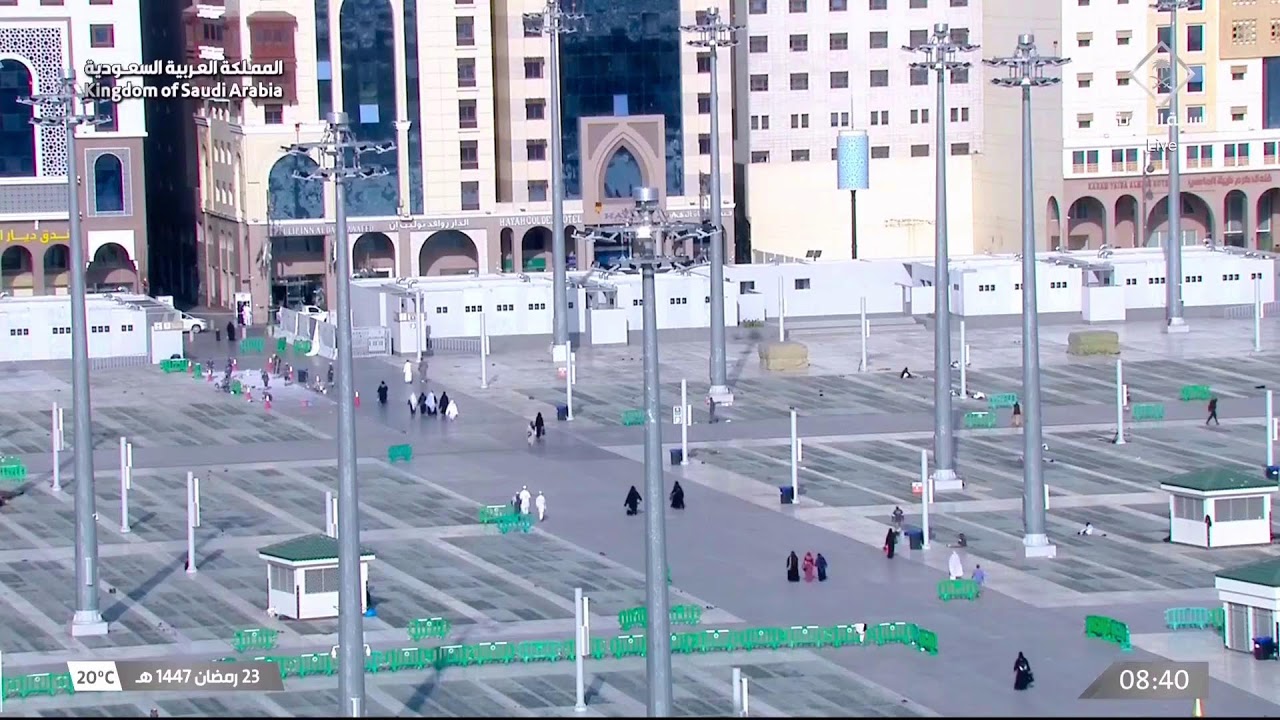 🔴 Madina Live Tv Online 24/7 | بث مباشر || قناة السنة النبوية Madinah Live Today HD