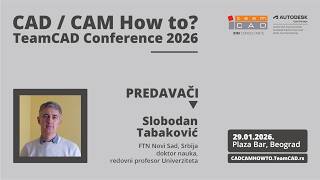 CAD/CAM How to?: dr Slobodan Tabaković - Primena veštačke inteligencije (AI) u razvoju proizvoda