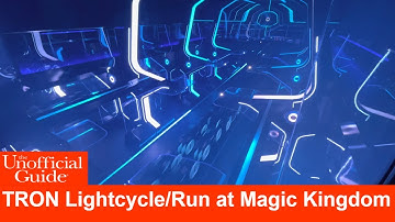 TRON Lightcycle/Run queue & preshow at Magic Kingdom 4K
