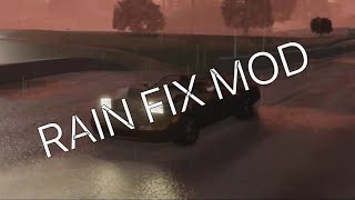 Grand Theft Auto San Andreas - Definitive Edition - Rain Fix Mod