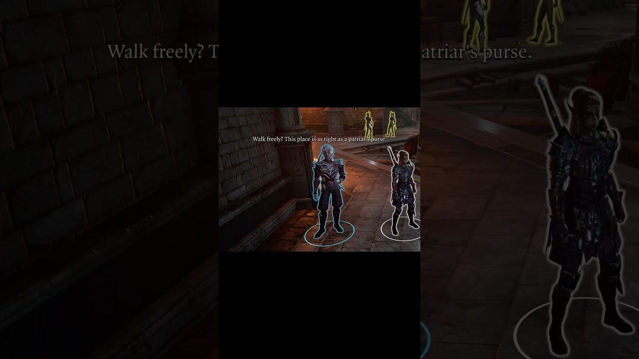 Astarion and Laezel talk about Githyanki security 