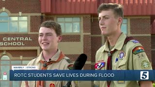 Wilson County teens help save 3 people, 2 dogs during Hickman County flooding