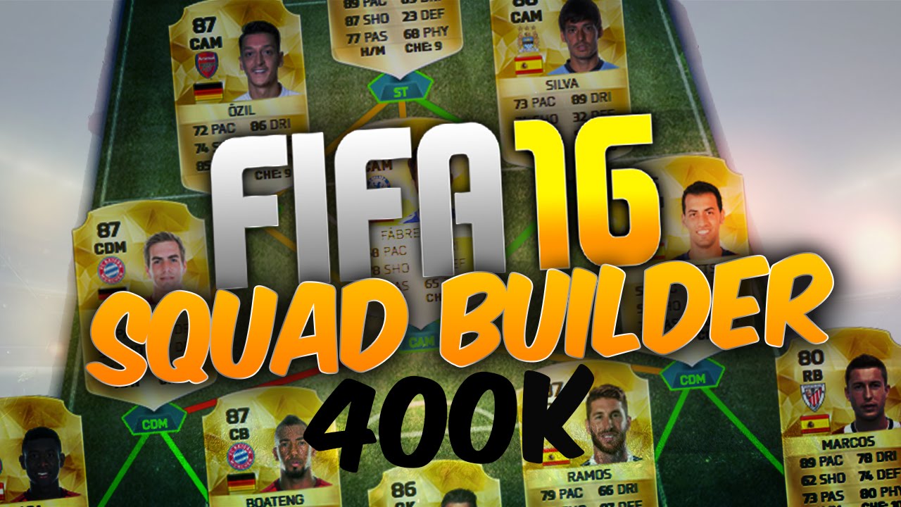 Fifa 16 UNBEATABLE SQUAD BUILDER!! BEST FORMATION IN FIFA?  | SQUAD BUILDER EPISODE #2