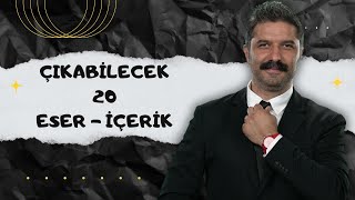 Çıkabilecek 20 Eser - İçerik Rüştü Hoca