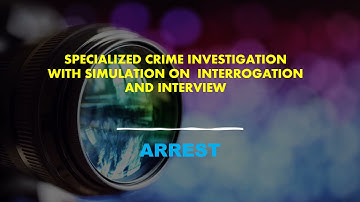 SPECIALIZED CRIME INVESTIGATION CDI-3 (ARREST) II Thedz tv01