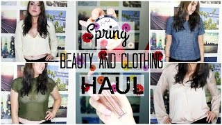 Spring Beauty and Fashion Try-On Haul
